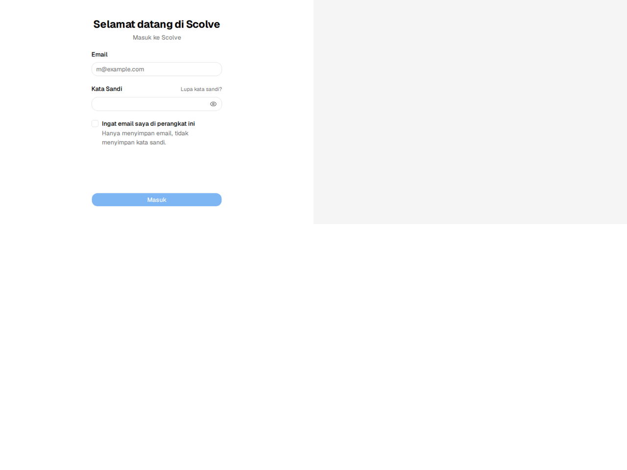 Scolve public product summary