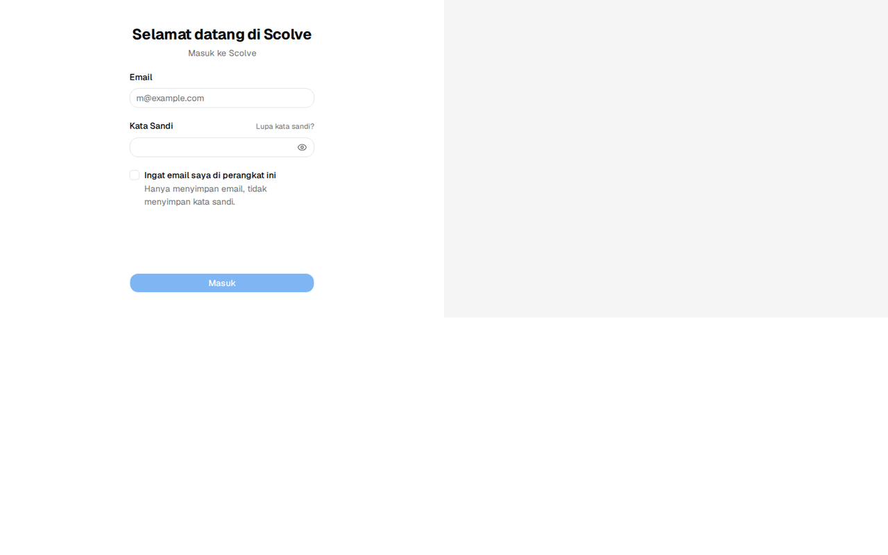 Screenshot produk untuk roles